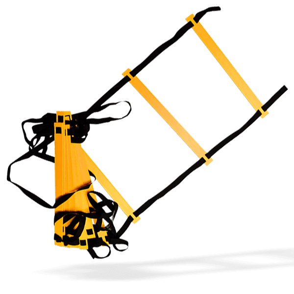 Matchu Sports Speedladder - Geel/zwart - 5 meter