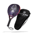 Matchu Sports Padel racket - Gorilla - Donker paars - 100% 3K carbon view 2