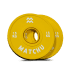 Matchu Sports Fractional plate 1.5 kg - 2 stuks - Geel - Rubber view 2