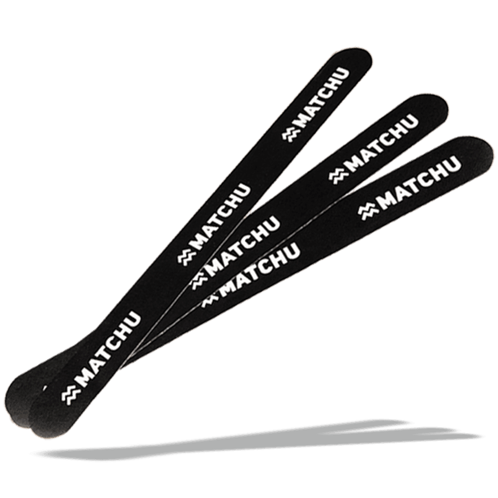Matchu Sports Racket beschermtape - Zwart - 3 stuks - 3 stuks - Zwart - 40cm - 4cm