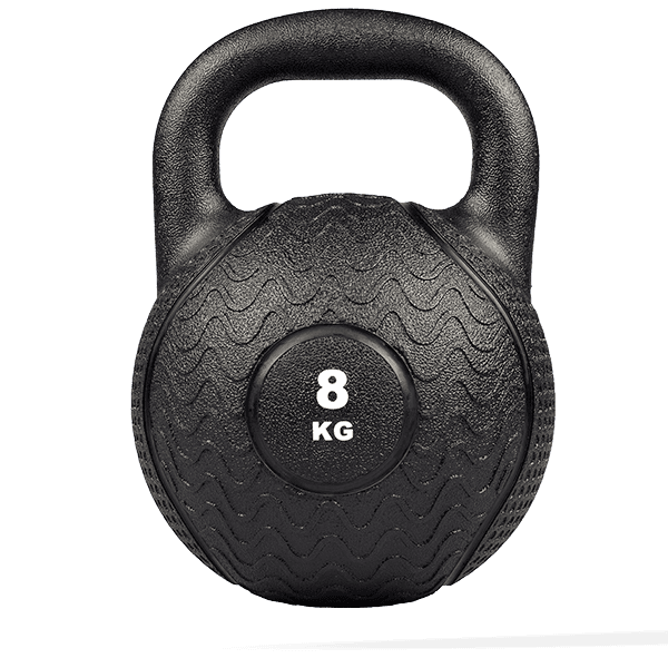 Matchu Sports Kettlebell - Heavy Duty 8 KG - Preto - Rubber