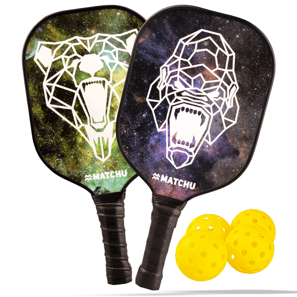 Matchu Sports Pickleball rackets set - Apex - 100% Carbon