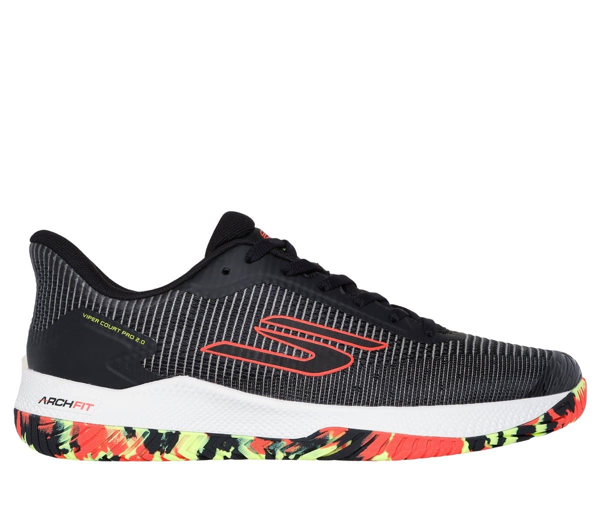 Skechers Viper Court Pro 2.0 - Pickleball Sneaker CM Zwart, Maat 42.5, Arch Fit
