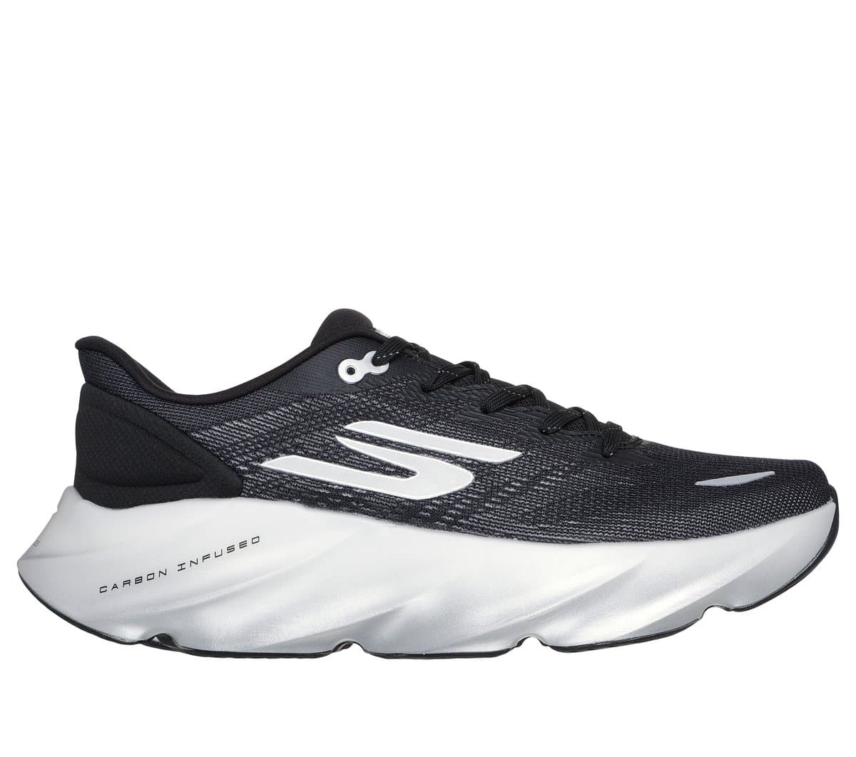 Skechers Aero Burst Sneaker CM Zwart/Wit, Maat 39.5, Vegan, Mag in de wasmachine , Arch Fit , Hyper Burst