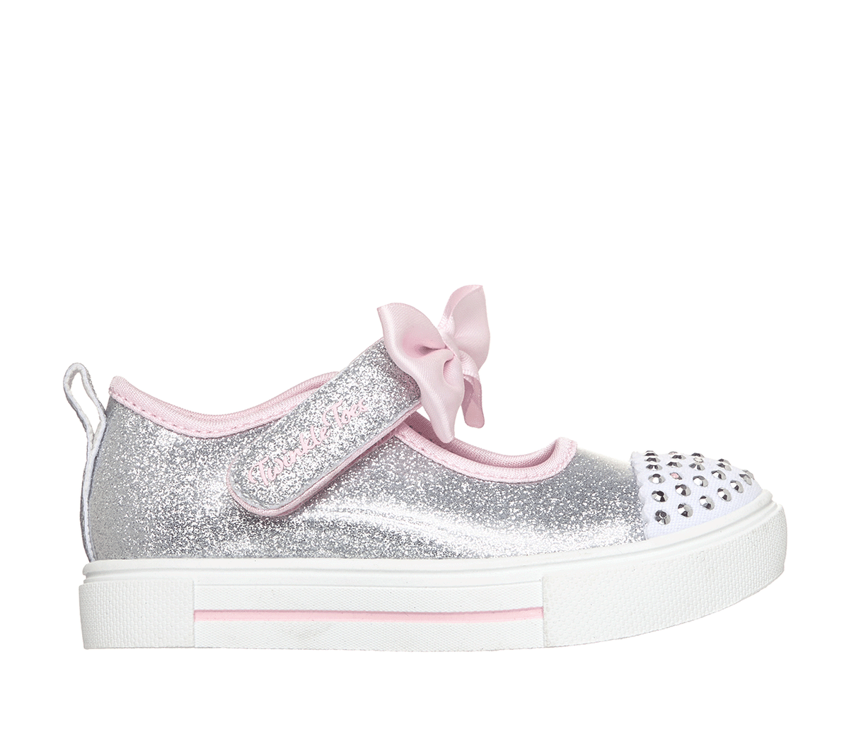 Skechers Twinkle Toes: Twinkle Sparks - Precious Jane Shoes CM Zilver, Maat 21