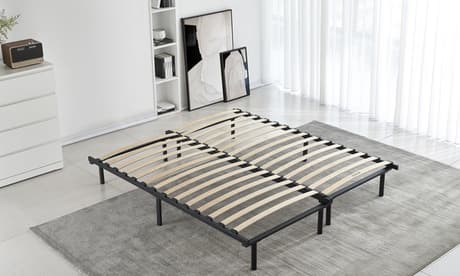 Sampur uitschuifbare bedbodem 200 x 90-180 cm met flexibele lattenbodems inclusief poten