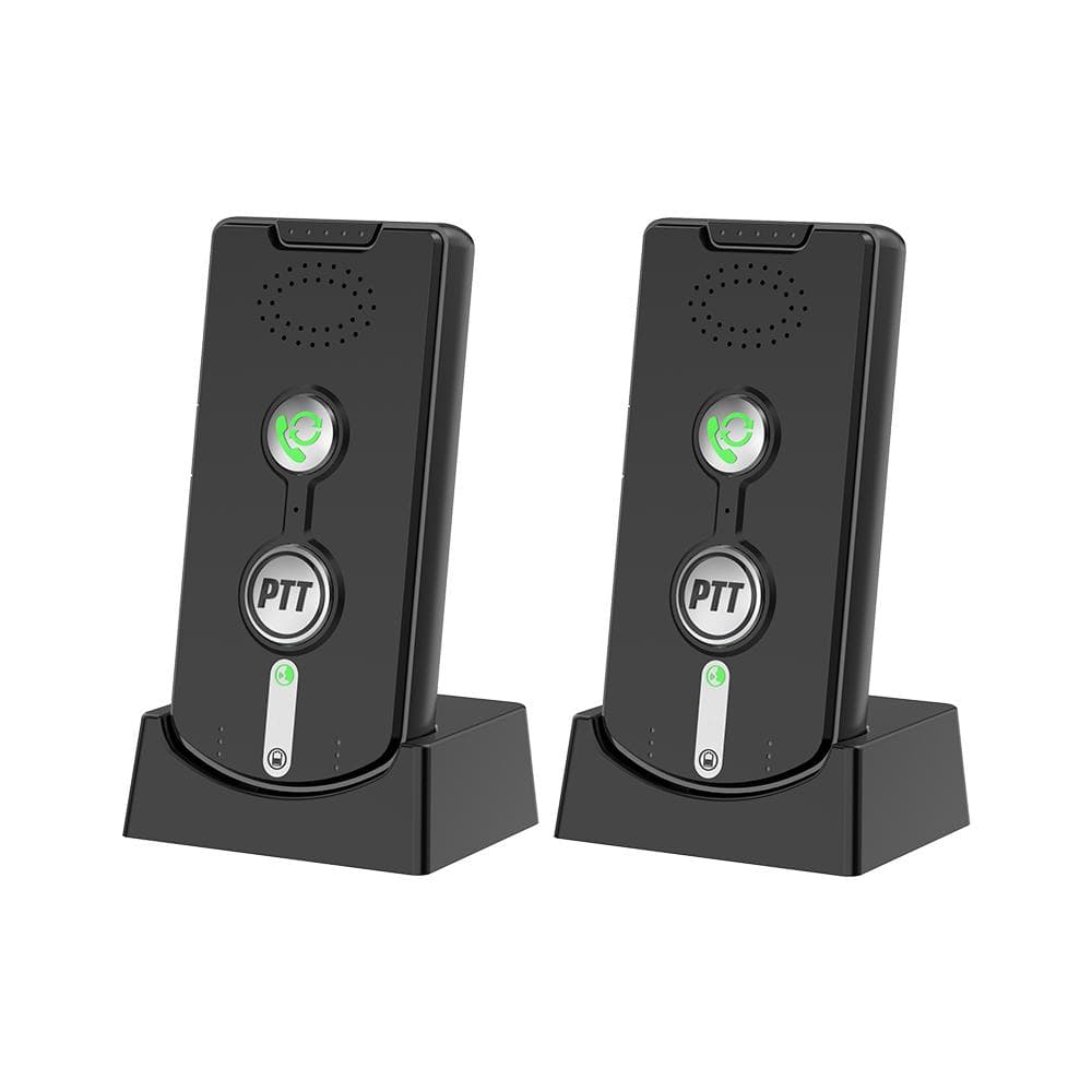 2 stuks intercoms draadloos voor thuisspraak bidirectionele beller thuis 1000m/3280ft ultra lange afstand zwart