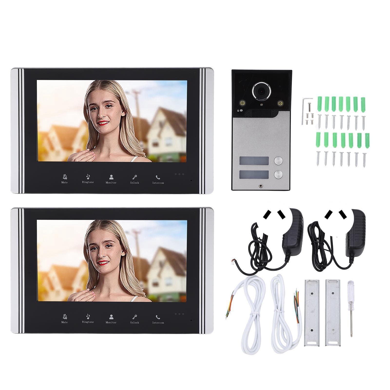 Video Deurbel Intercom Systeem 7in TFT LCD Scherm 120 graden Groothoek voor Huis Appartement