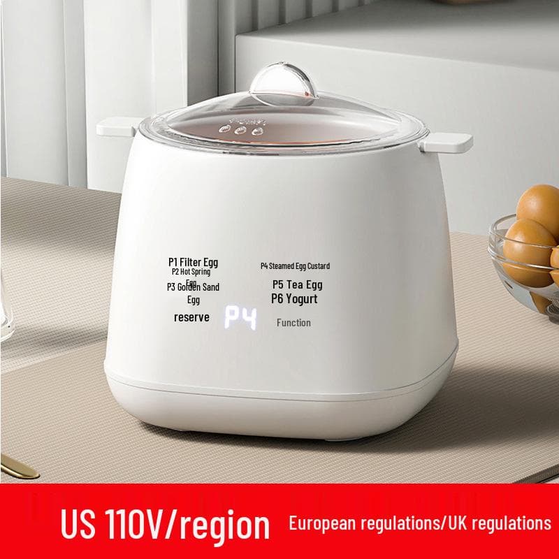 Multifunctionele Eierkoker met Timer - Europese, Britse, Amerikaanse Standaard, 110V