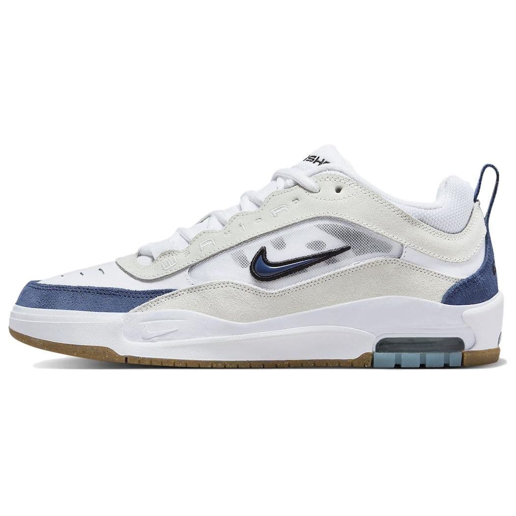 Nike Air Max Ishod Wair SB Wit Marineblauw Heren Sneakers Zwart Summit-Wit FB2393-102 cm