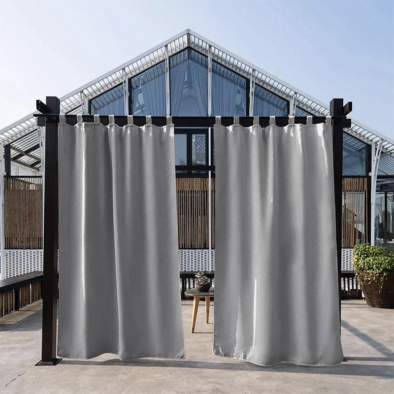 Hoge precisie waterdicht regendicht gordijn buiten balkon tuinhuisje zonnebrandcrème schaduwgordijnstof grijs