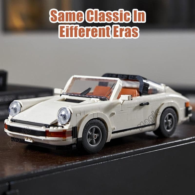 1458 STUKS Technische Retro Auto Model Bouwstenen Set 2-in-1 Race Klassiek Model Kit voor Volwassenen en Tieners Speelgoed Kerstcadeaus