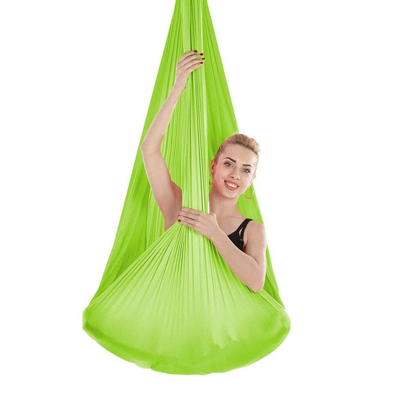 4/5/6/7m Lucht Yoga Hangmat Elastische Zijde Yoga Vliegende Schommel voor Anti-Zwaartekracht Bodybuilding Pilates Binnen Buiten Fitness