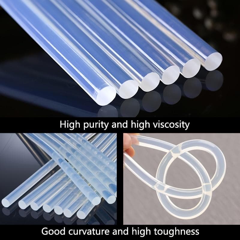 10 Stuks 7mm Smeltlijmstick Transparant Voor Lijmpistool Pure Lijmstick Sterke Viscositeit Staven Huis DIY Industrieel Reparatie