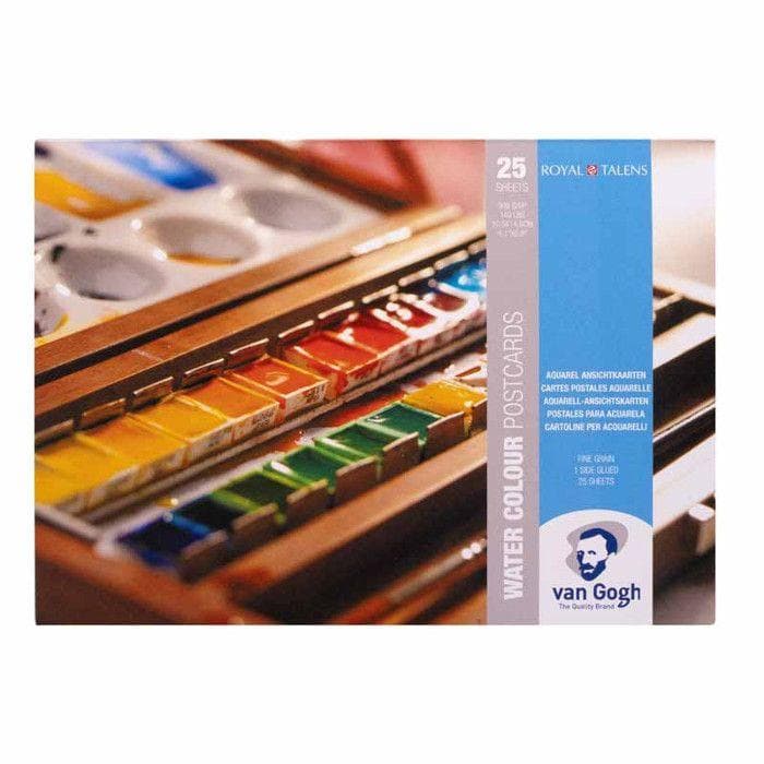 Blok - Postkaarten - Aquarel - 10x15cm - 25 vellen - 300g - Van Gogh