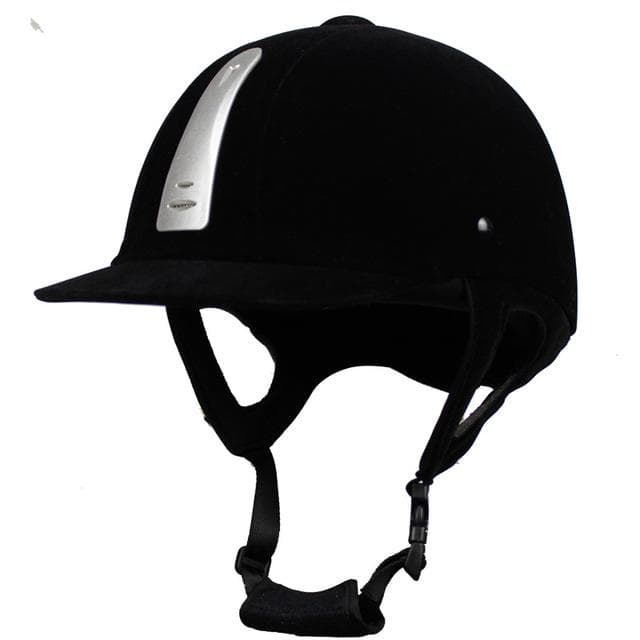 Paardrijhelm Ruitersportuitrusting Verstelbare fluwelen veiligheidshoofddeksels Bescherming Anti-botsingshoed Ruiterhelm Unisex