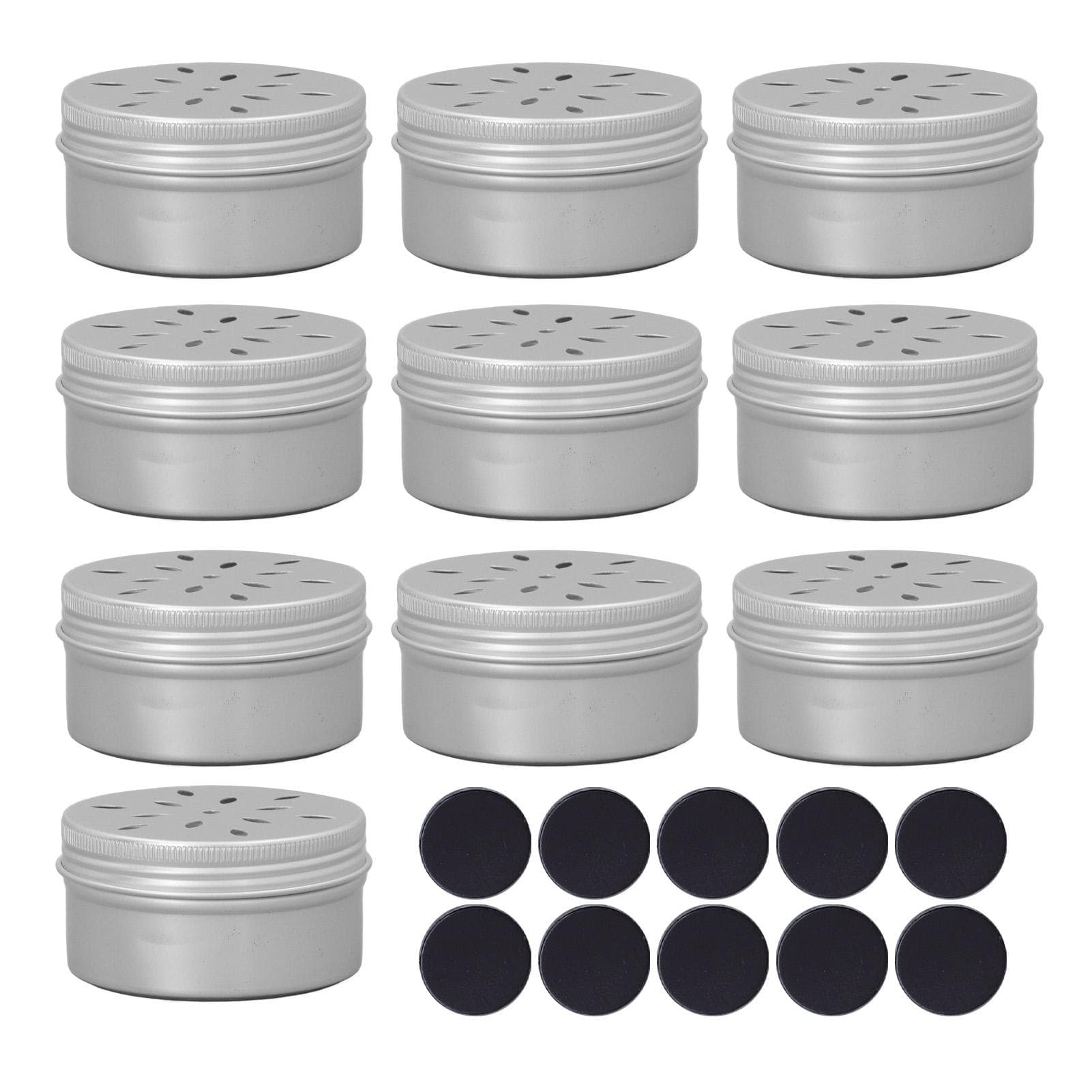 10 STUKS Hond Geurtraining Dozen met 10 Zachte Magnetische Stickers Holle Gat Afdekking Aluminium Hondenneus