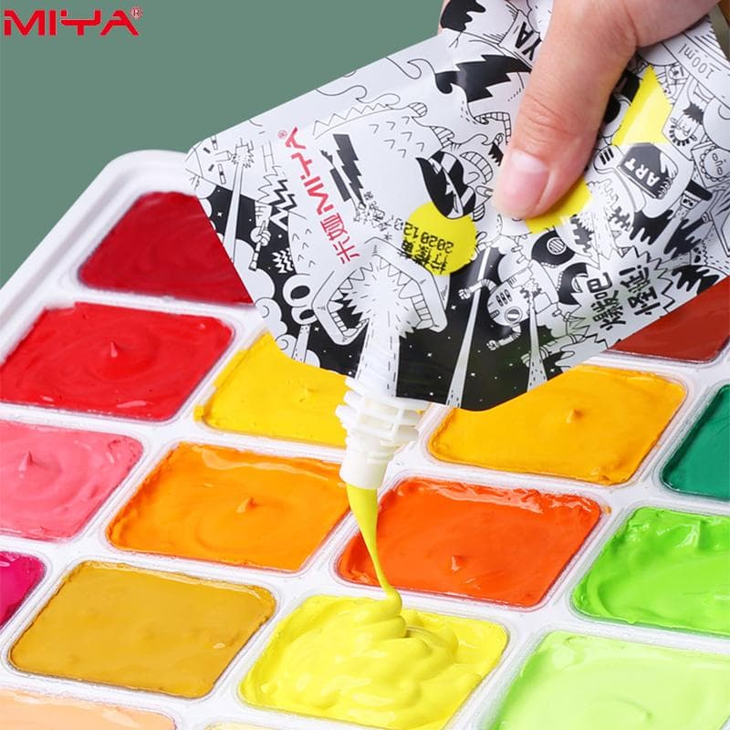 1 Pak Himi Gouache 100ml Unieke Jelly Levendige Kleuren Niet-Giftige Verf Canvas Papier Kunstbenodigdheden Voor Professionals Studenten Kinderen
