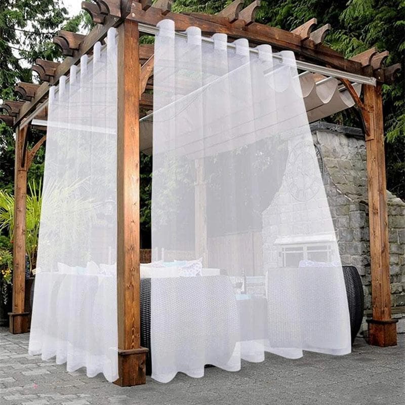 1 st Buiten Waterdicht Transparant Gordijn Regenbestendig Doorzichtig Gordijn Scherm Tuin Gazebo Veranda Raam Privacy Bescherming Gordijn