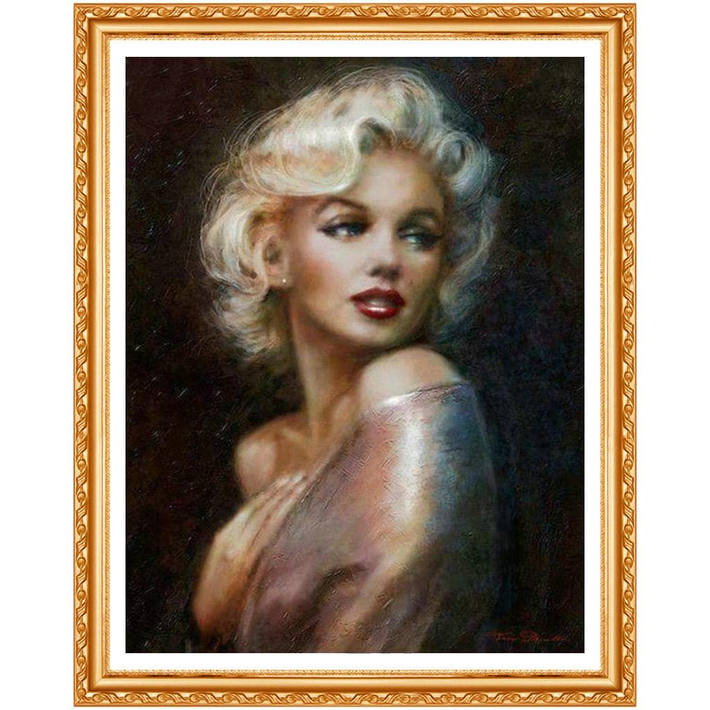 DIY Diamant Borduurwerk Marilyn Monroe 5D Diamant Schilderij Kruissteek Volledige Ronde Rhineston 20X30CM