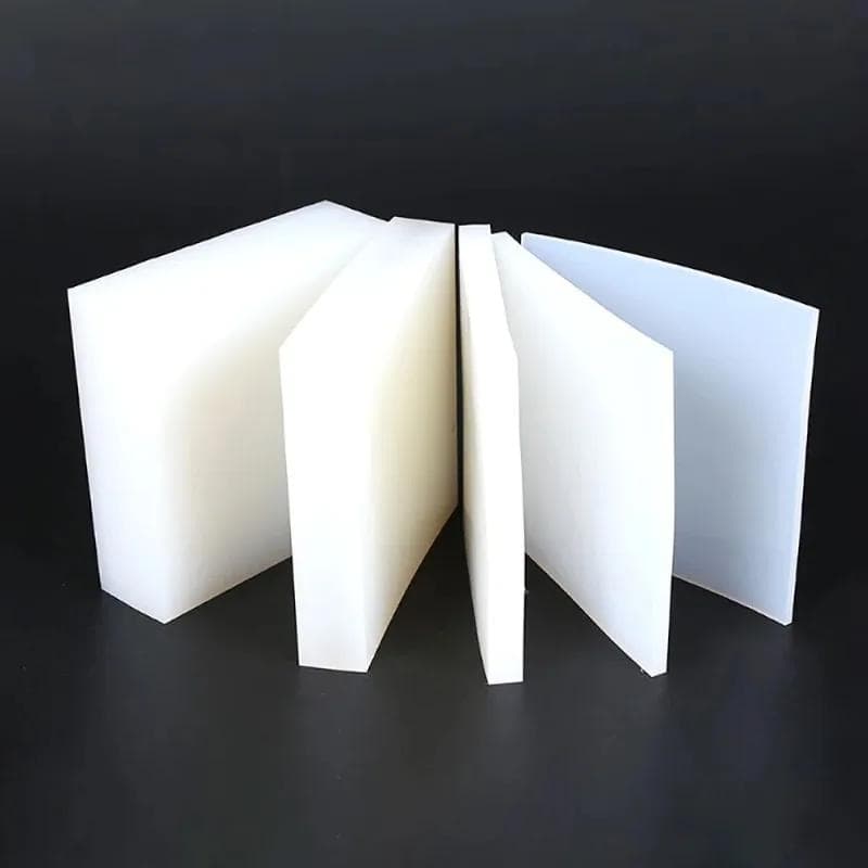 1 STuks Wit Siliconen Rubber Plaat 100x100mm 150x150mm 200x200mm 300X300mm 2/3/4/5/6/8/10/15mm Dik