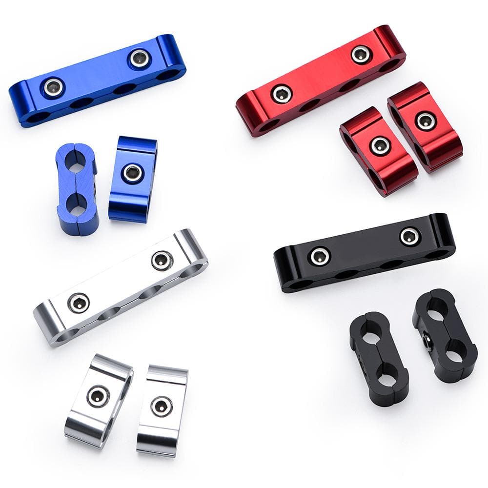 Auto Bougie Elektrische Draad Klem Separator Lijn Ontstekingskabel Clip Auto Decoratie 3 Stuks Voor 8 Mm/9 mm/10 Mm Auto Accesssories rood