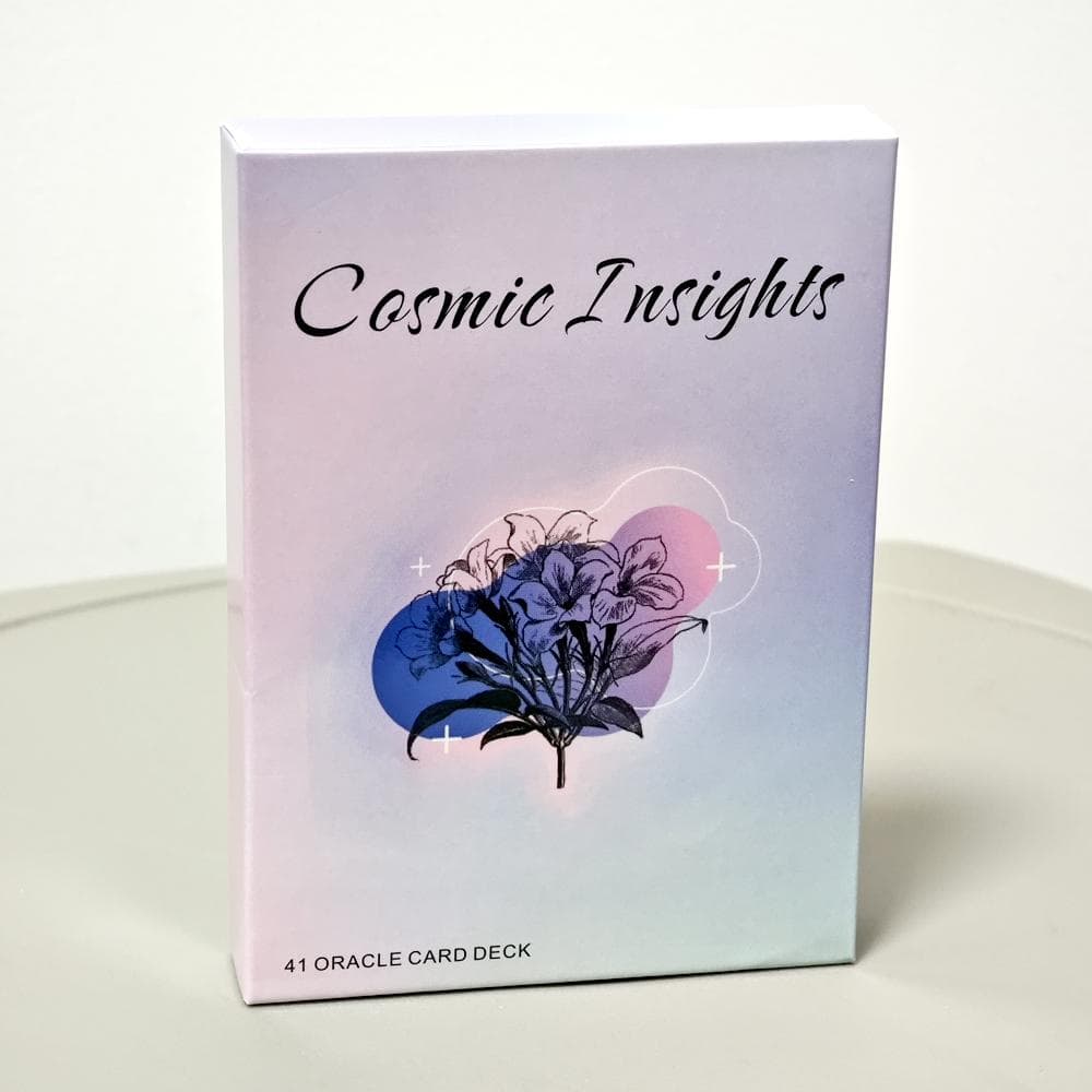 Cosmic Insights Oracle Deck | 41 kaarten die veel inzicht en duidelijkheid geven in uw dagelijkse leven 10,4*7,3cm