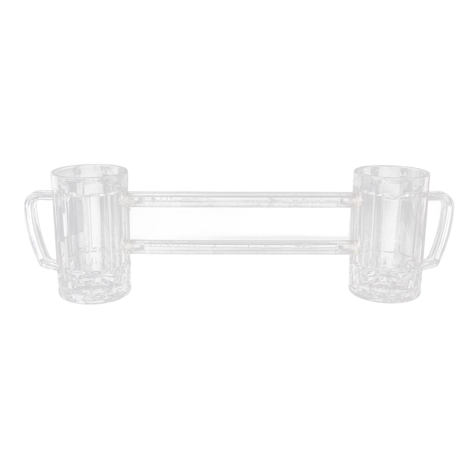 430ml Bierpul Dubbel Aaneengesloten Bierglas Valbestendig Acryl Bierbeker Bar KTV Bierglas