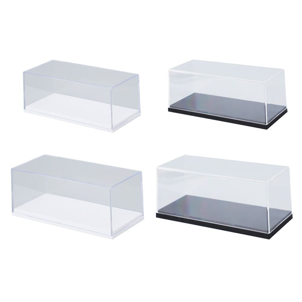 Acryl Display Box Transparante Modelauto Stofhoes Praktische Display Standaard Model wit