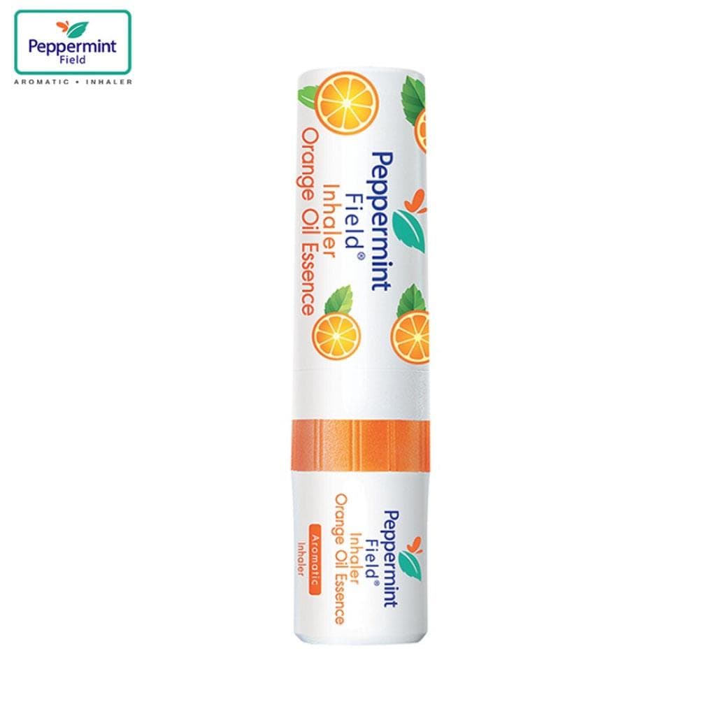 Peppermint Field Inhaler Sinaasappelolie, Neusinhaler, Verlicht een verstopte neus door verkoudheid, 2 ml 1 st / 6 st