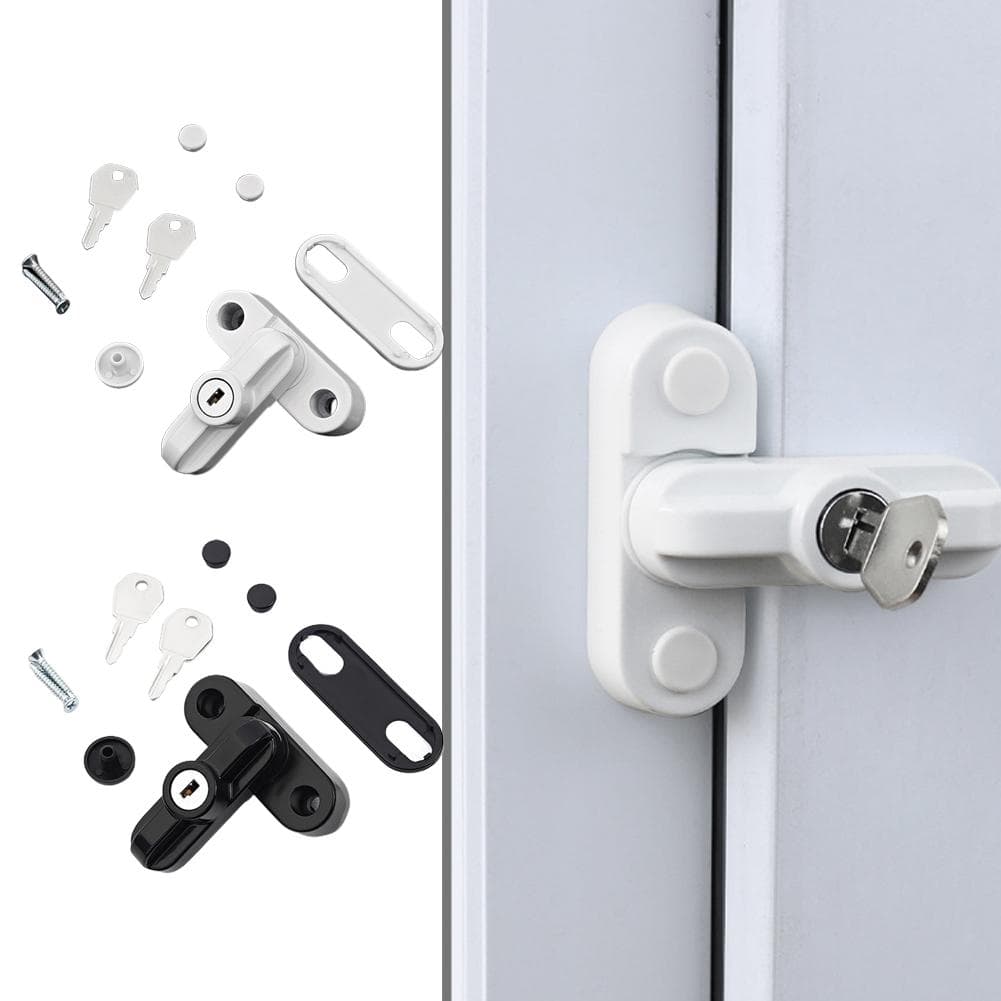 Raamsluitingen Spacer UPVC Hout Composiet Deur Aluminiumlegering zwart