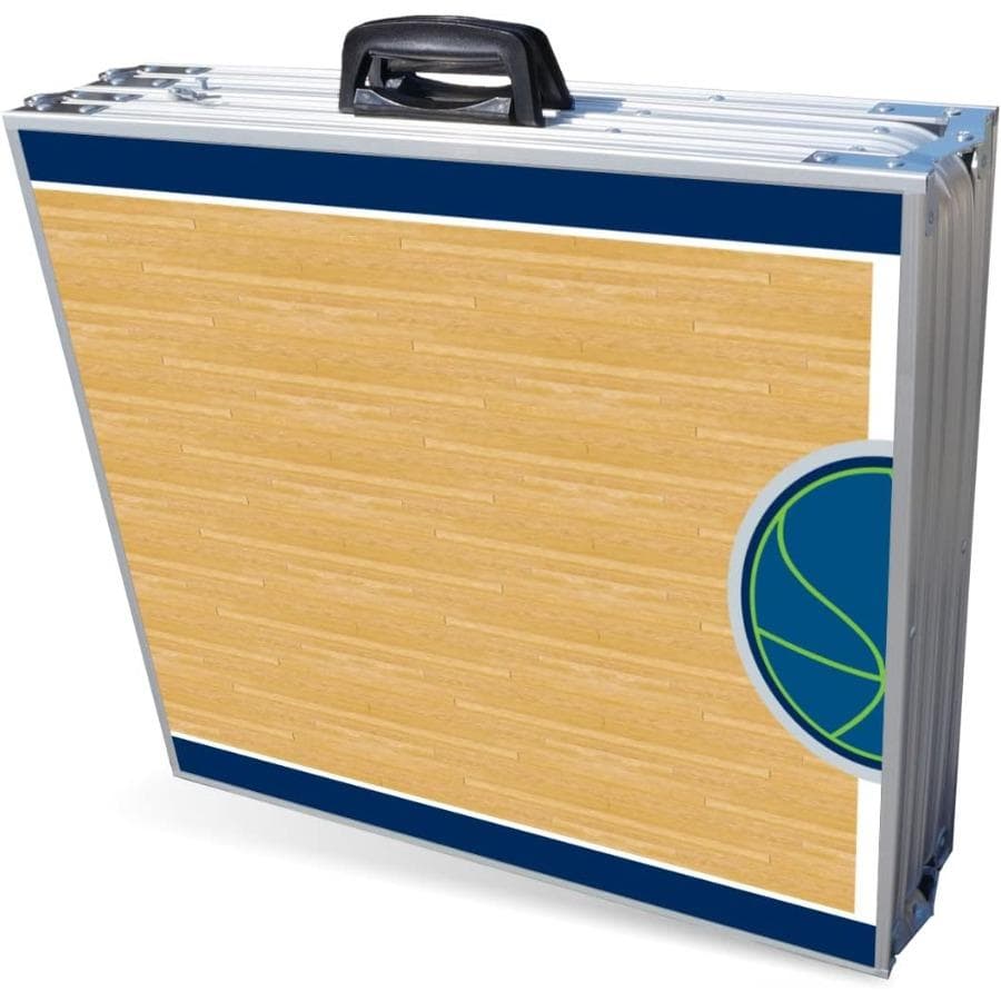 8-Voet Opvouwbare Draagbare Pong Tafel met Optionele Bekergaten en LED Verlichting voor Binnen Buiten Recreatie Ideaal voor Thuis Game Room