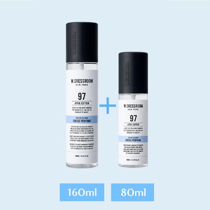 W.DRESSROOM - Dress&Living Clear Hypoallergeen&Antibacterieel Parfum inclusief BTS pick - 160ml+80ml (36 Opties)