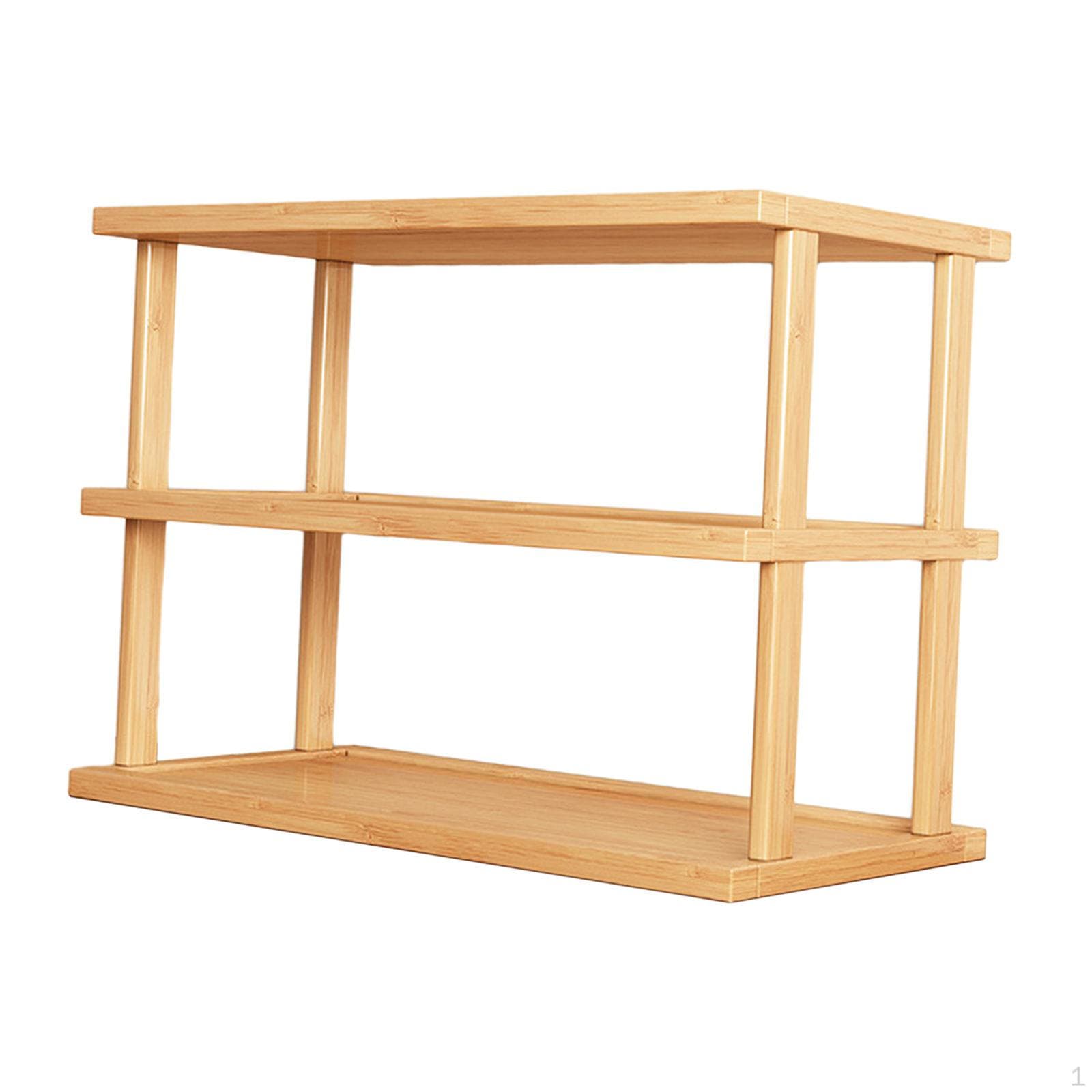 Bureau-organizer, Boekenplank voor bureau, Dubbellaags displayrek voor slaapkamer koffie