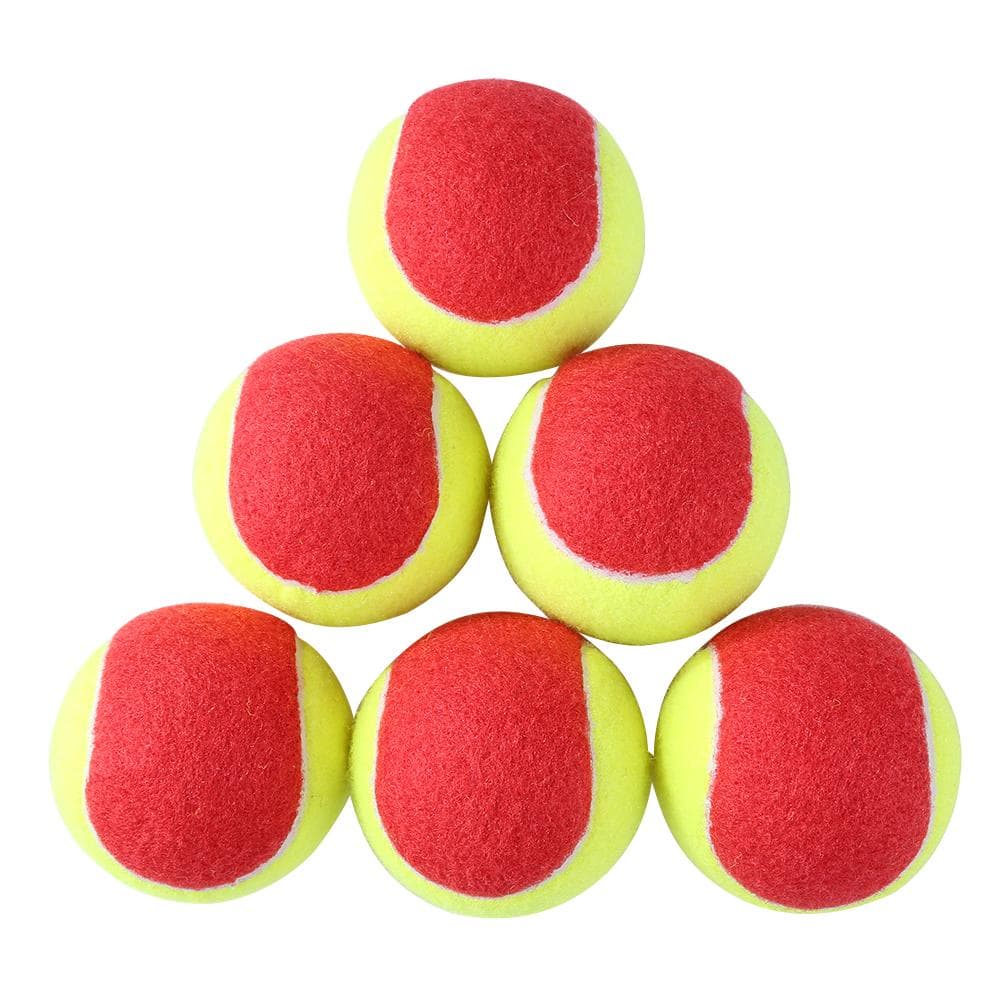 1/6 Stuks Oefen Tennisbal Strandtennis Paddlebal Squishy Oefen Baseballs