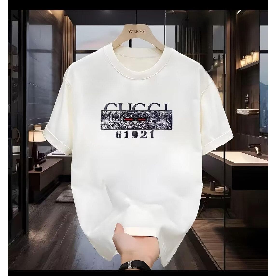 2026 Lente en Zomer Nieuw Trendy Rond Hals Korte Mouw T-shirt met Hoge Kwaliteit Geprinte Korte Mouw Veelzijdige Stijl cm