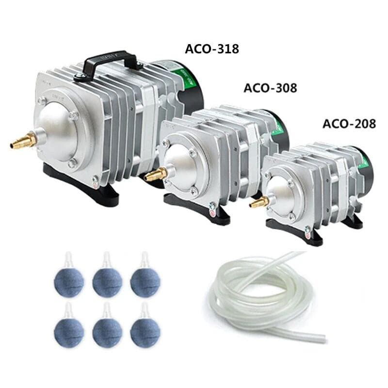 220V Externe Hoogvermogen AC E-magnetische Luchtpomp Visvijver Zuurstofpomp Compressor voor vijver Luchtbeluchterpomp