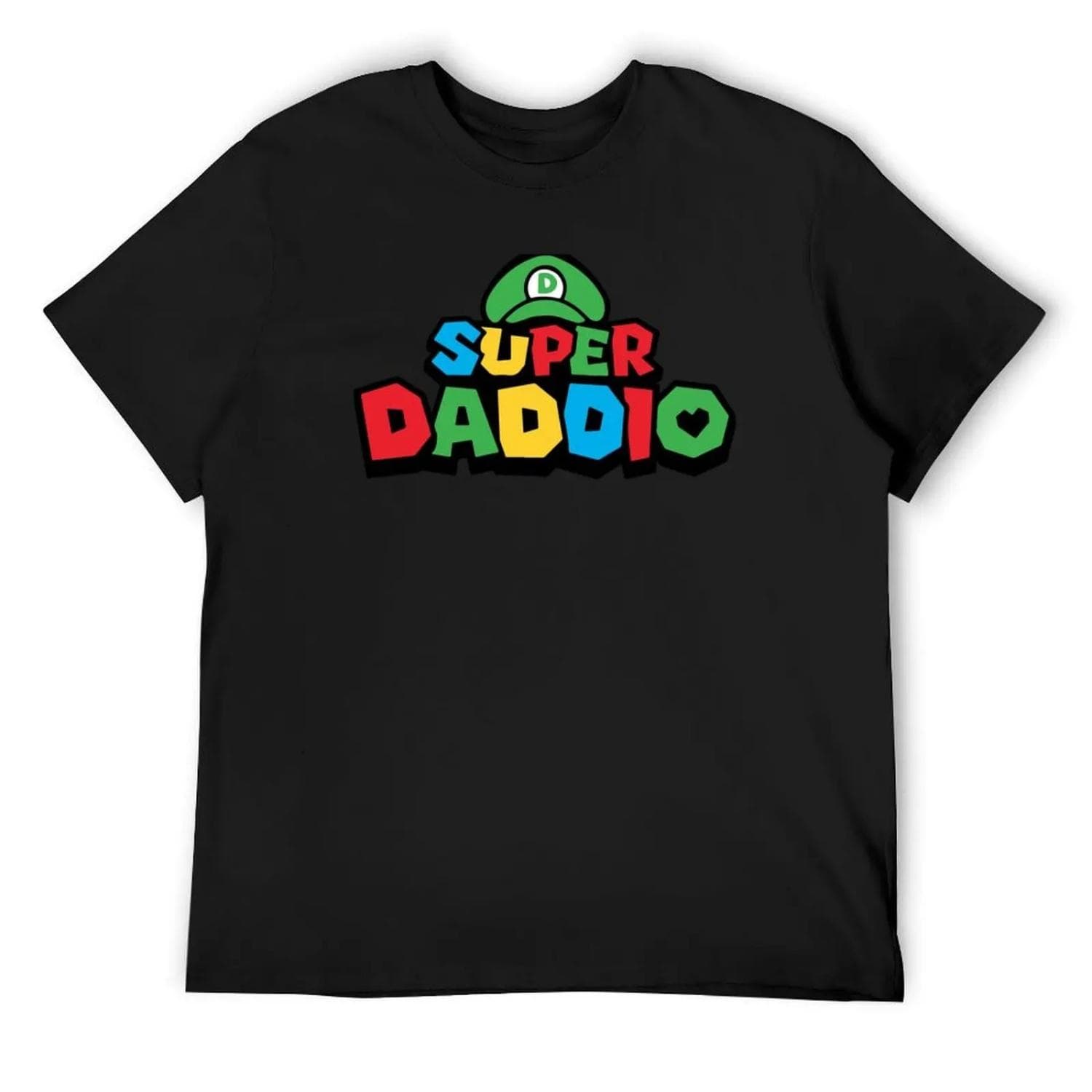 Groen Super Papa Grappige Papa Vaderdag Idee Videogame Liefhebber Cadeau Verjaardag Vakantie T-shirt anime spullen Heren T-shirts cm zwart