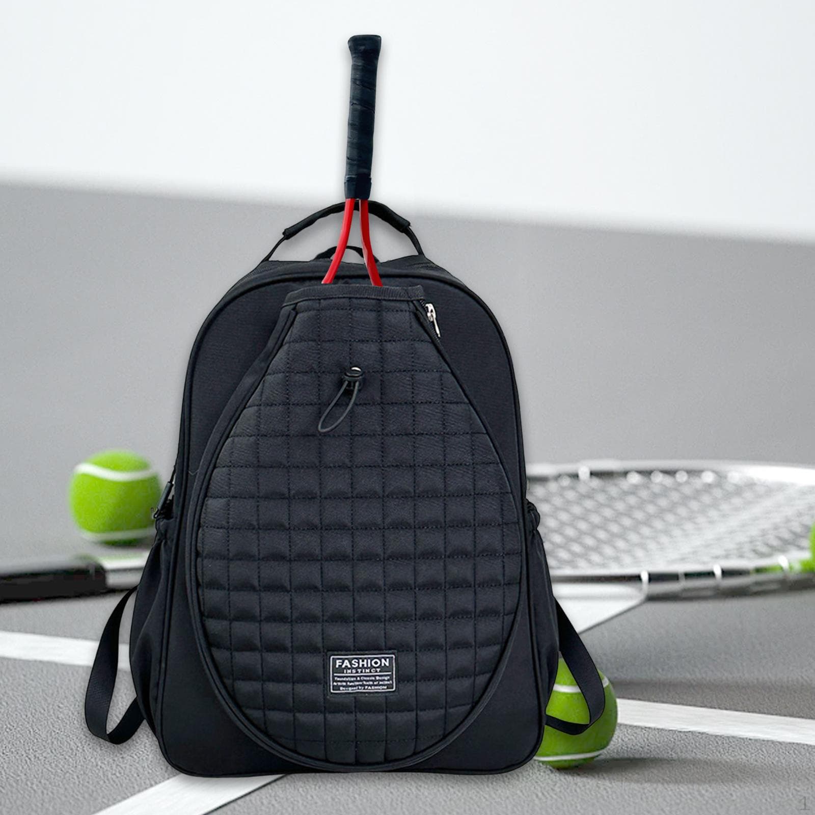 Gevoerde tennistas, Racket Organizer Case, Multifunctionele rugzak voor dames en heren.