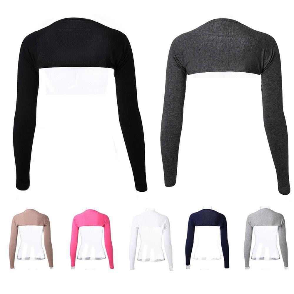 Zachte Modal Armhoes Shrug Onderhemd Armwarmers Sjaals Islamitische Schouderomslagen Dames kaki