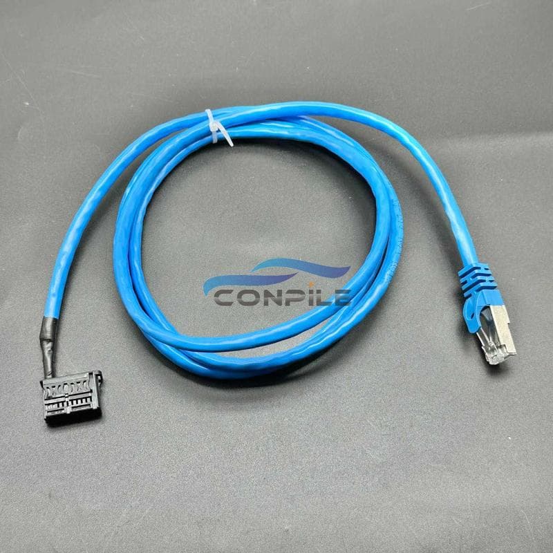 6-pins/12-pins voor BMW EVO host programmeerconnector Ethernet-stekker onderlinge verbinding rijden OABR-stekker achteruitrijvideo behuizing