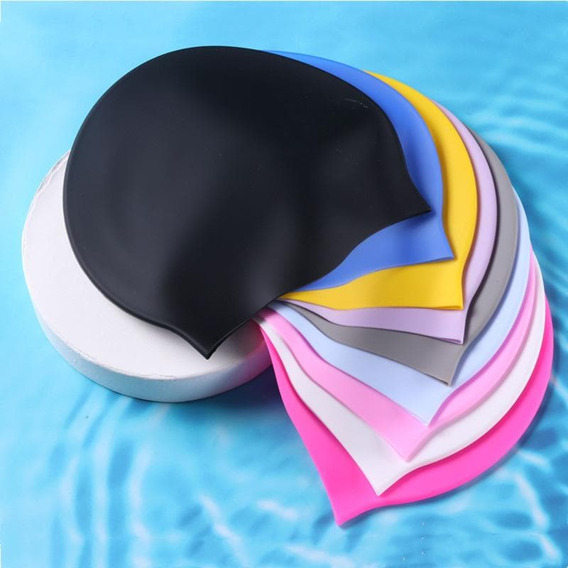 Silicone World Silicone Zwemmuts Heren Dames Lang Haar Waterdicht Kleur Sportief Hoge Elasticiteit Volwassenen Zwembadmuts Duikmuts