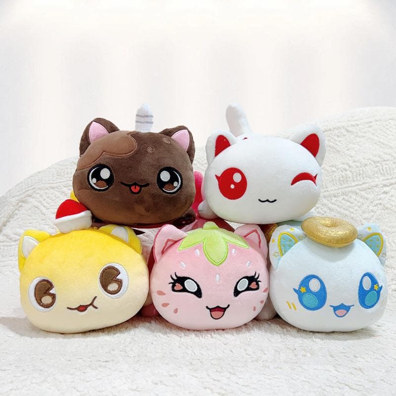 Aphmau Pluche Hot Selling Katten Pluche Speelgoed Pop Hamburger Friet Kat Zacht Kussen