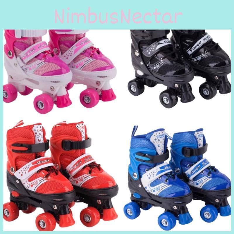 Rollerskates voor volwassenen en kinderen met PVC-wielen en ademend PU-meshmateriaal voor plezier en veiligheid. roze