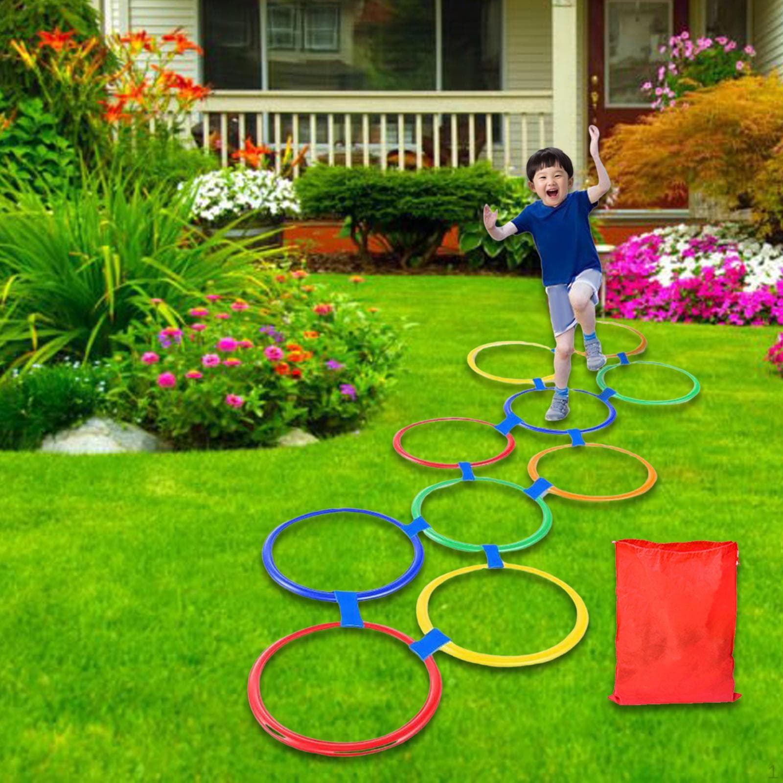 10 Stuks Hinkelringen voor Springspellen En Werpspellen 48cm