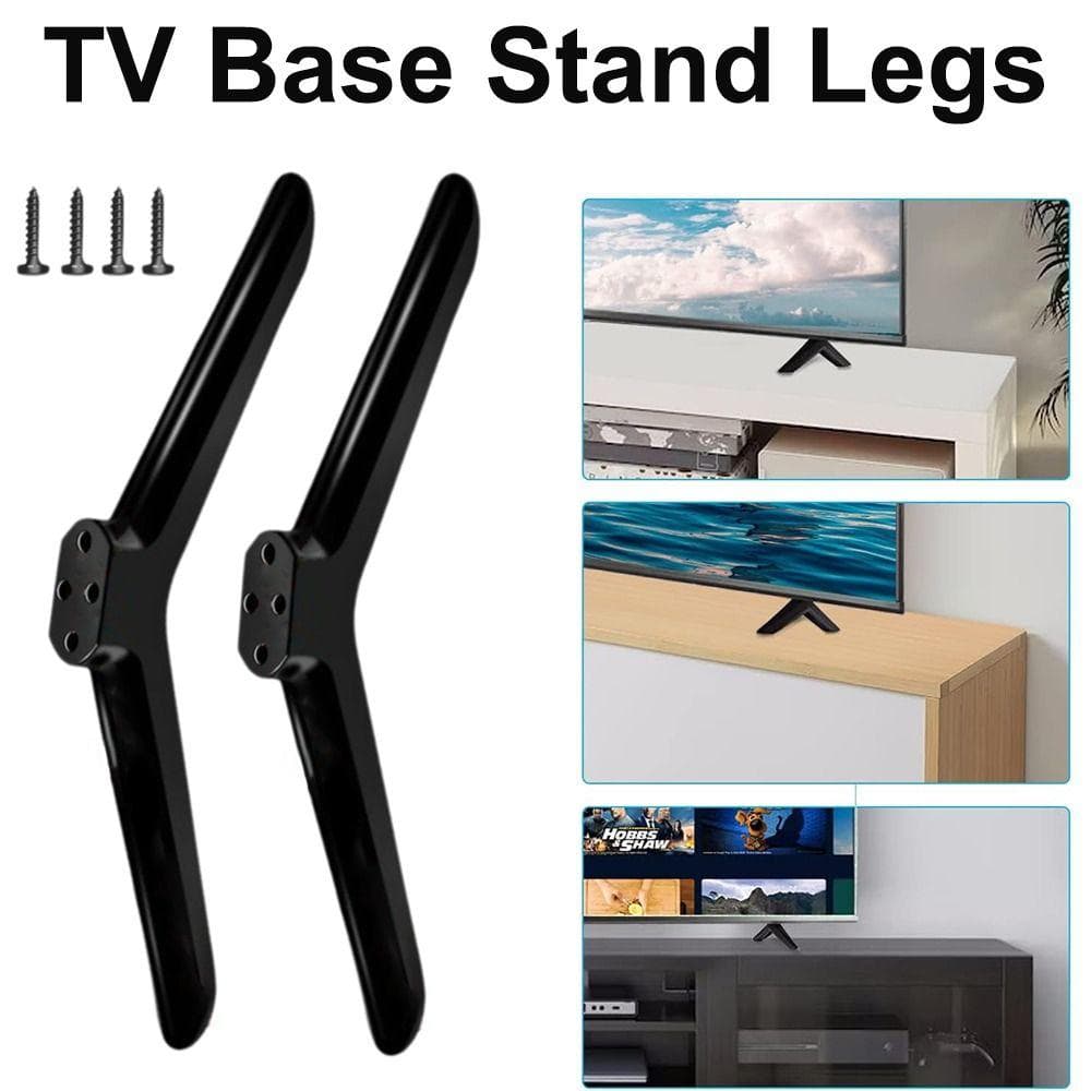 Universele TV Voet Standaard Poten Met Schroeven Zwart TV Standaard Voet Montage TV Standaard Poot Voet Beugel Woonkamer