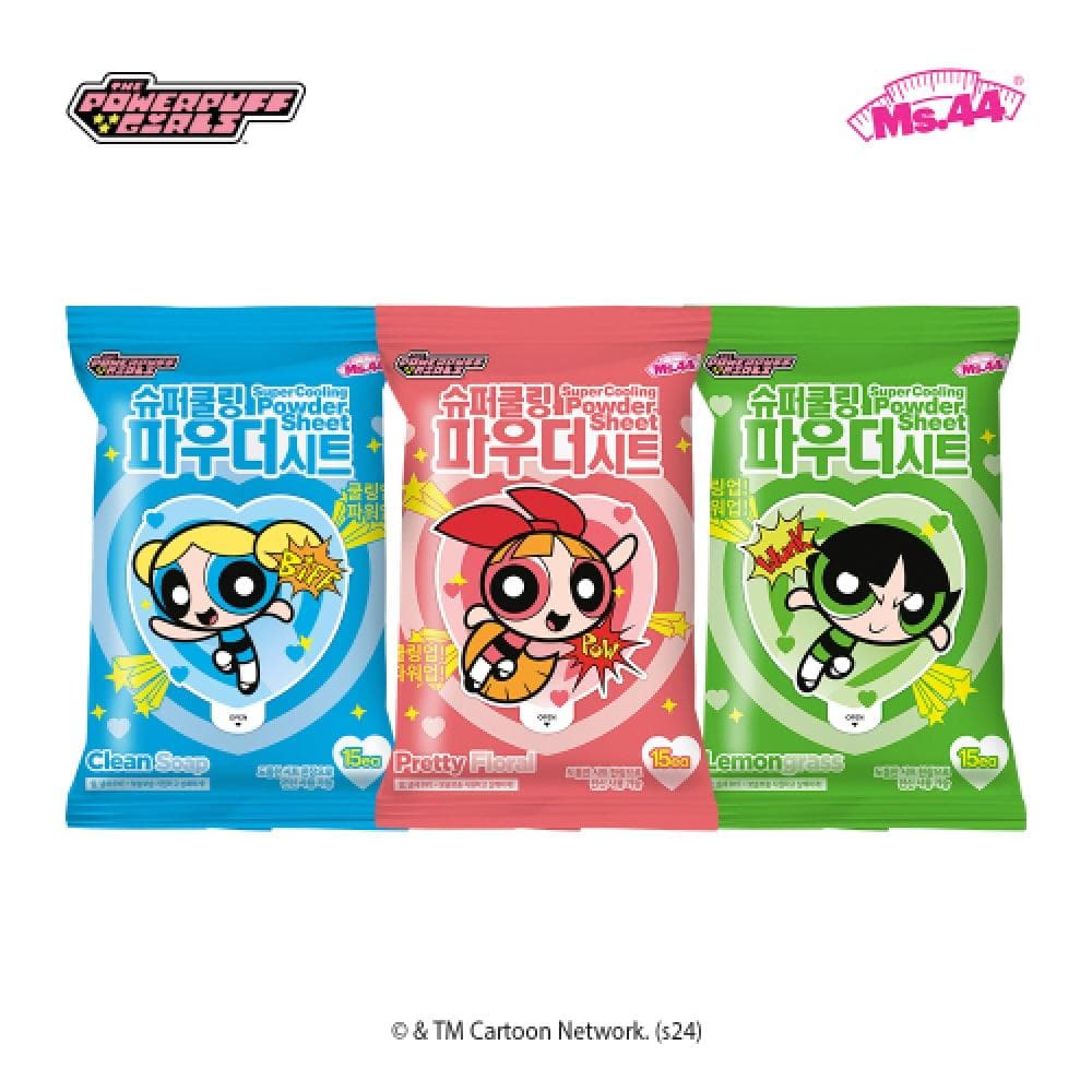 Mevr.44 [Powerpuff Girls Editie] Miss Sasa Poederdoekjes 3 Soorten