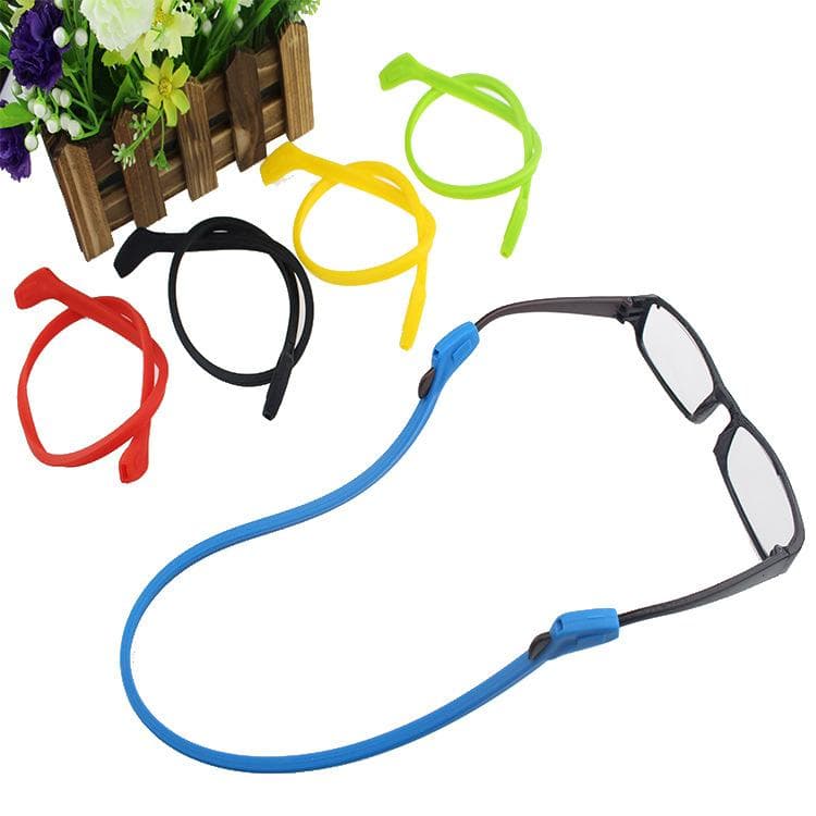 Zachte siliconen bril Antislip touw Brilvoet Antislip huls Bril Antislip kettingogen Sport vaste brilband 47cm