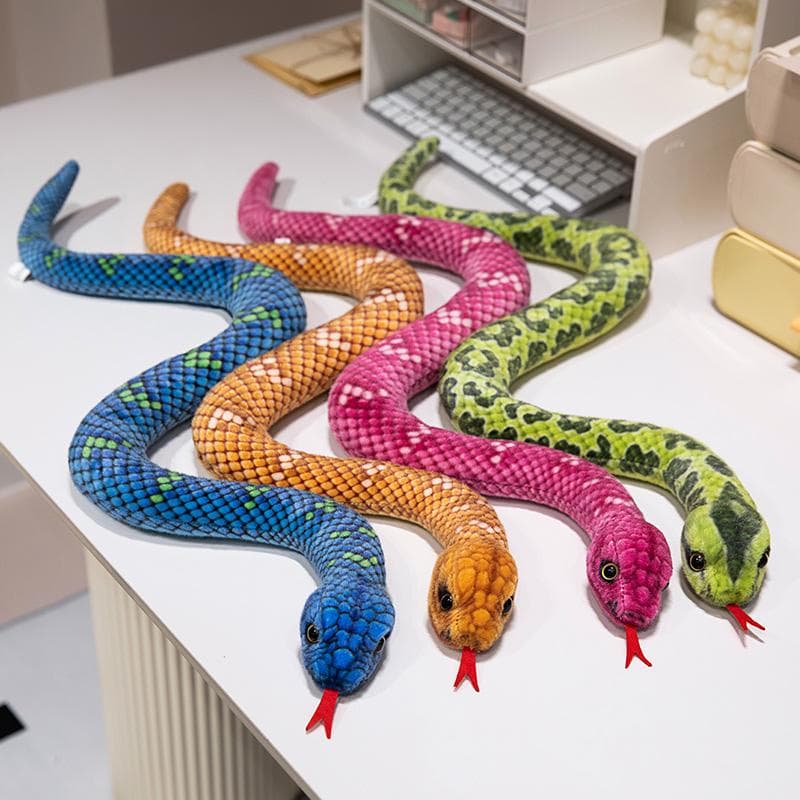 9 Soorten Simulatie Slang Pluche Speelgoed Levensechte Anaconda Nepslang Python Model Prank Pop Creatieve Kamerdecoratie Verjaardagscadeau