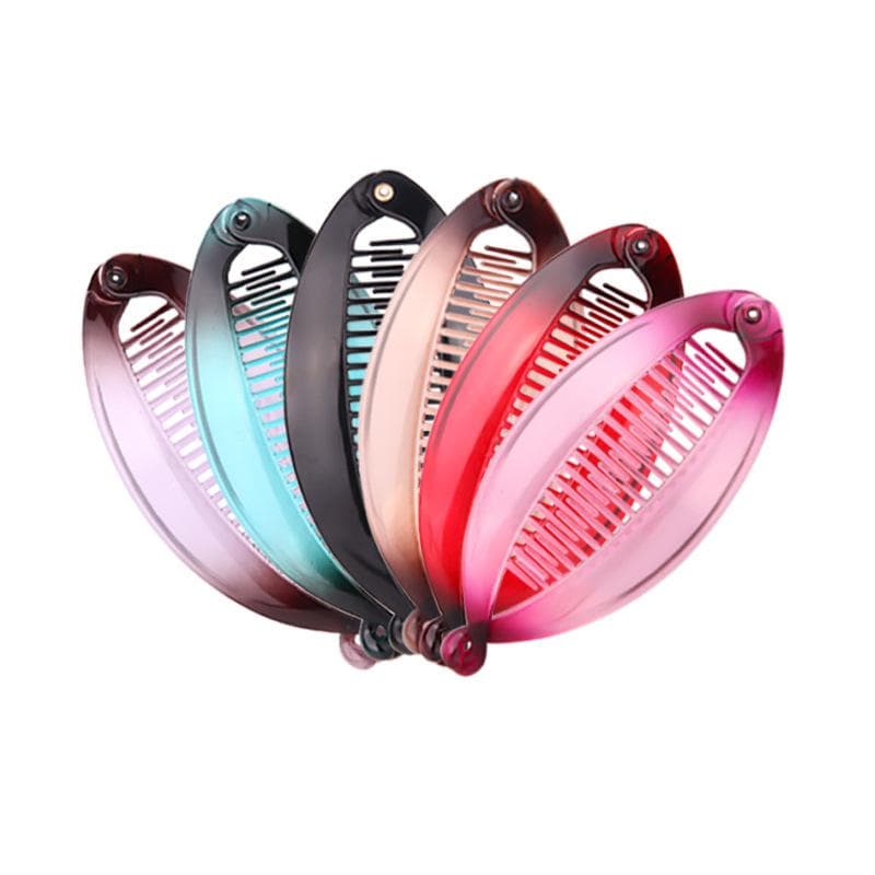 Nieuwe mode bananenvorm haarclip gradiënt kleur vis clip haarspelden haaraccessoires voor vrouwen haarclip klem doe-het-zelf accessoires 5.3cm